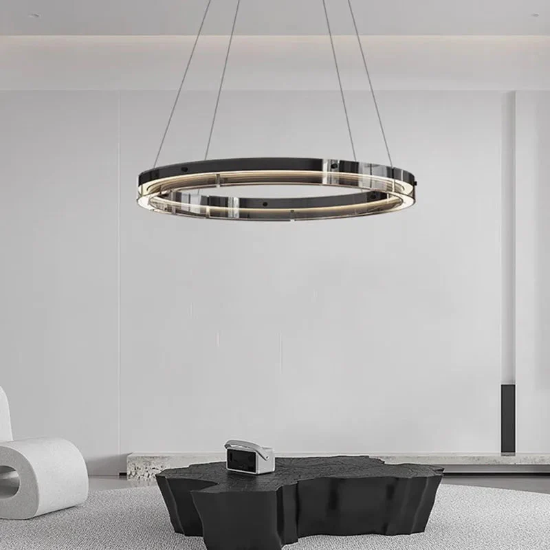 Qyra Contemporary Circular LED Chandelier - Image 10