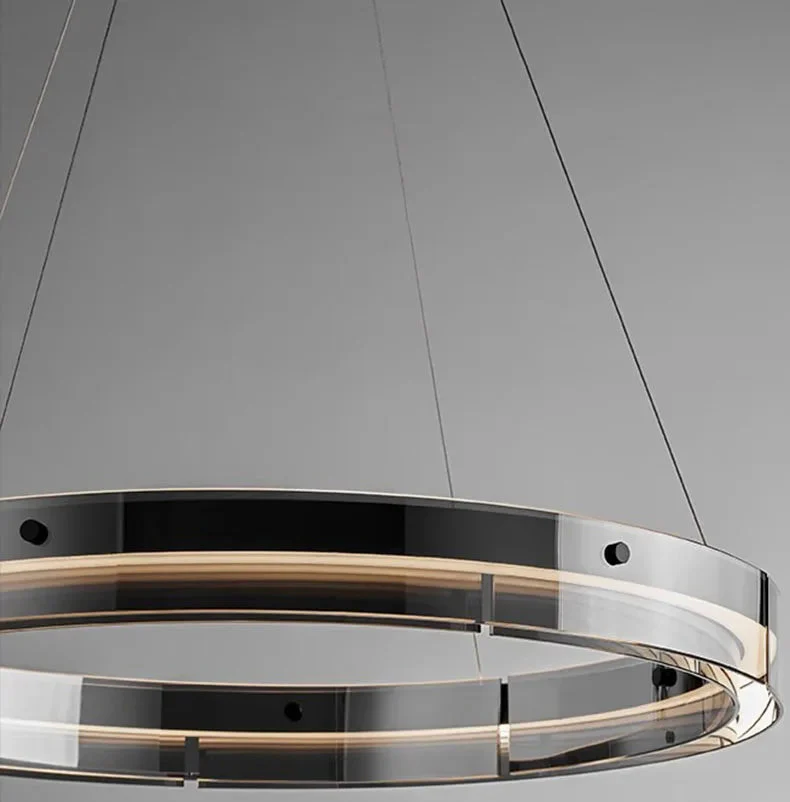 Qyra Contemporary Circular LED Chandelier - Image 11