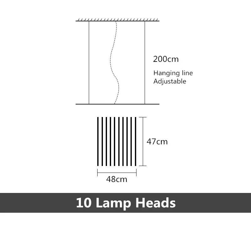 Radiel Modern Led Chandelier with Remote Control - Image 6