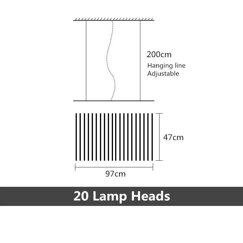 Radiel Modern Led Chandelier with Remote Control - Image 7