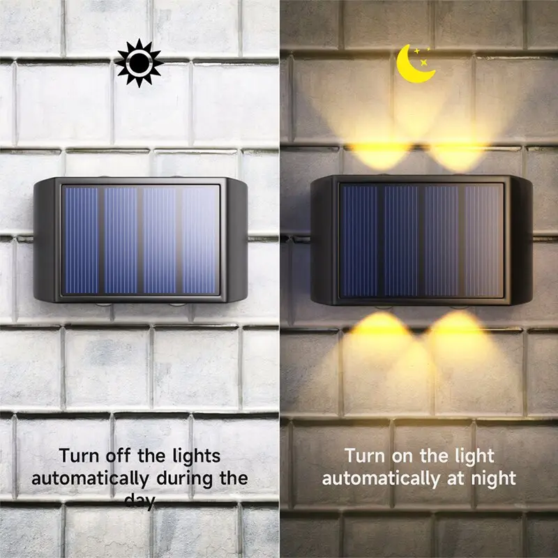 Radya 4LED Solar Wall Light - Image 4