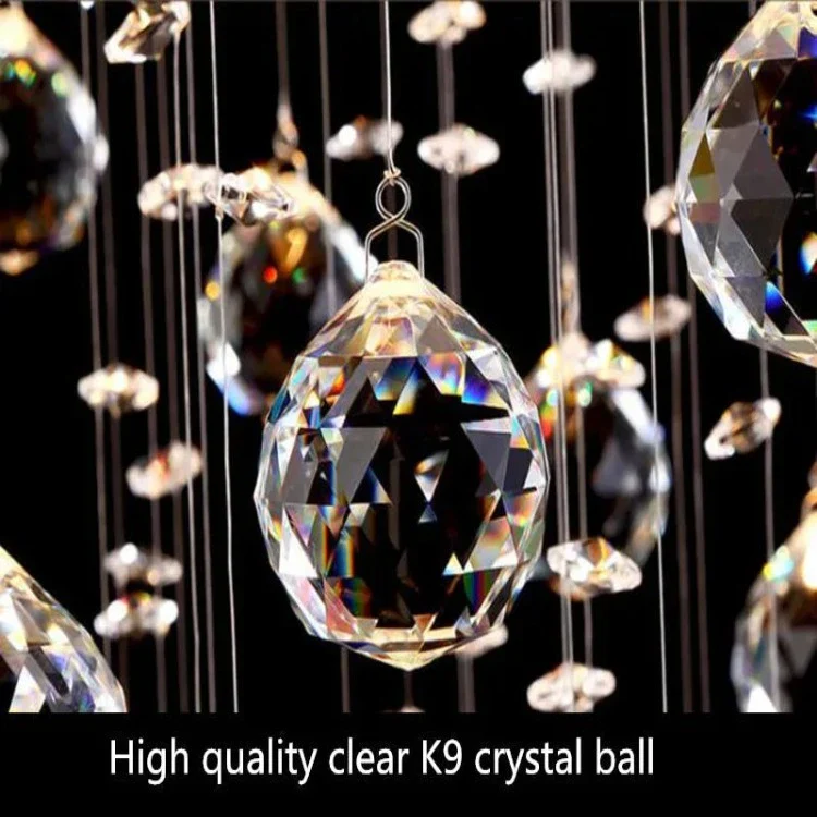 Raindrop Rectangular Crystal Chandelier For Dining Room - Image 6