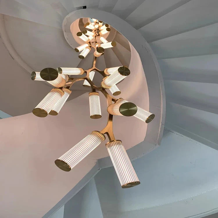 Rhea Modern Simple Staircase Chandelier - Image 2