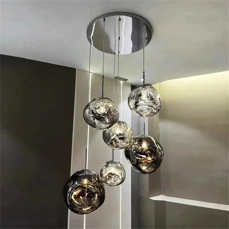 Ruby Contemporary Bubble Pendant Chandelier - Image 6