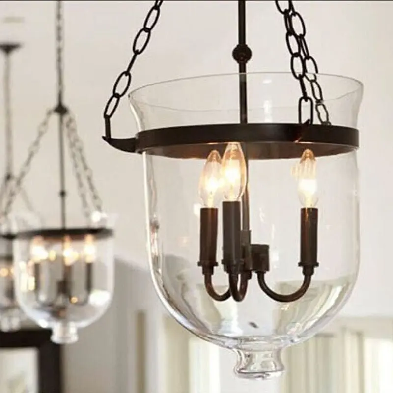 Rustic Bell Jar Pendant light - Image 3