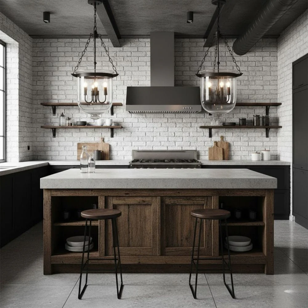 Rustic Bell Jar Pendant light - Image 4