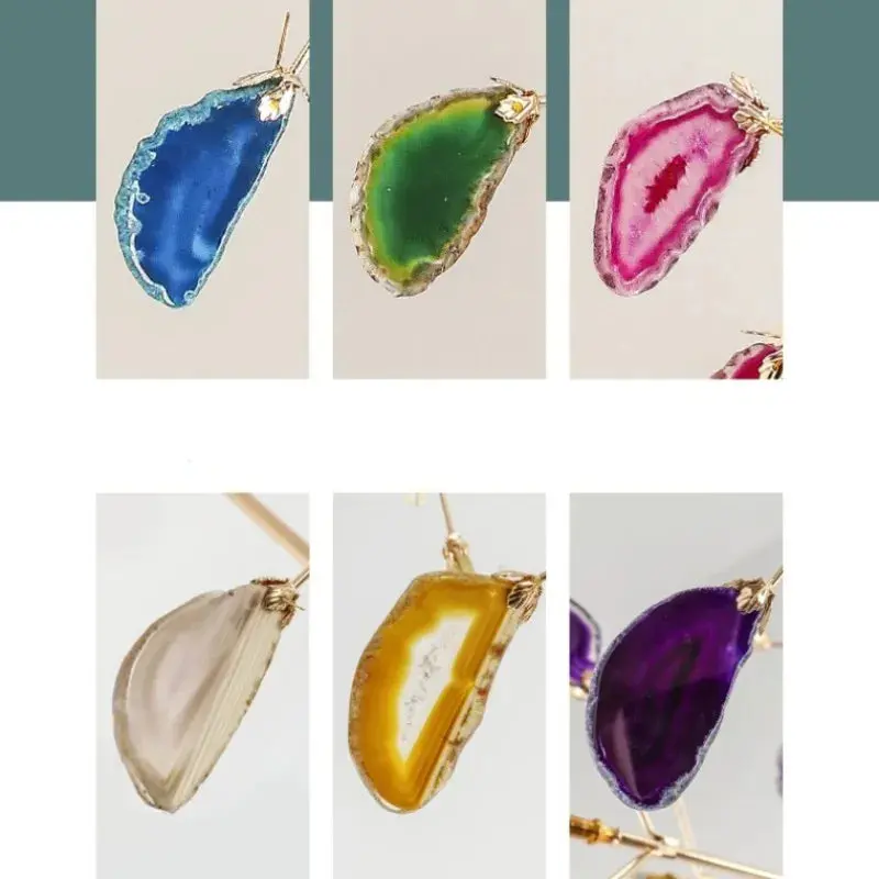 Rustic Style Led Agate Chandelier - Image 3