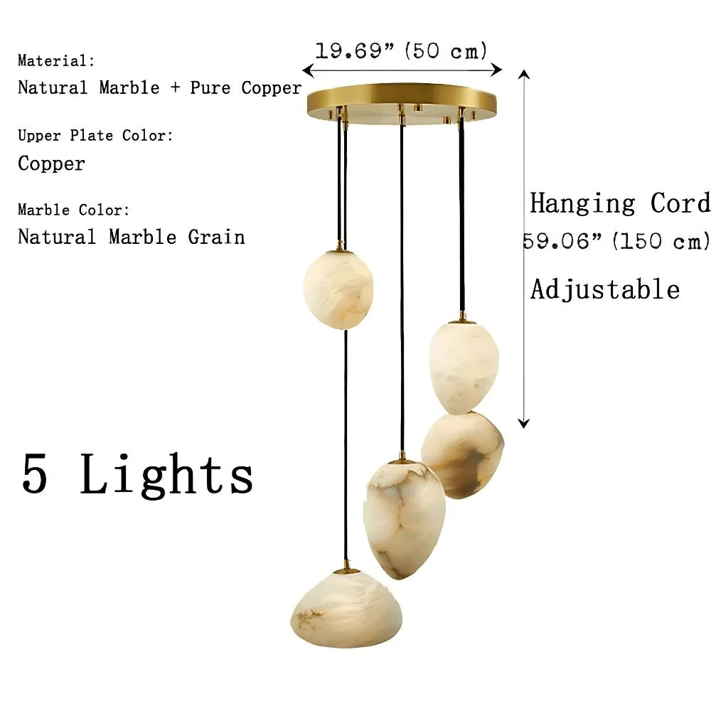 Sage Marble Chandelier - Image 10