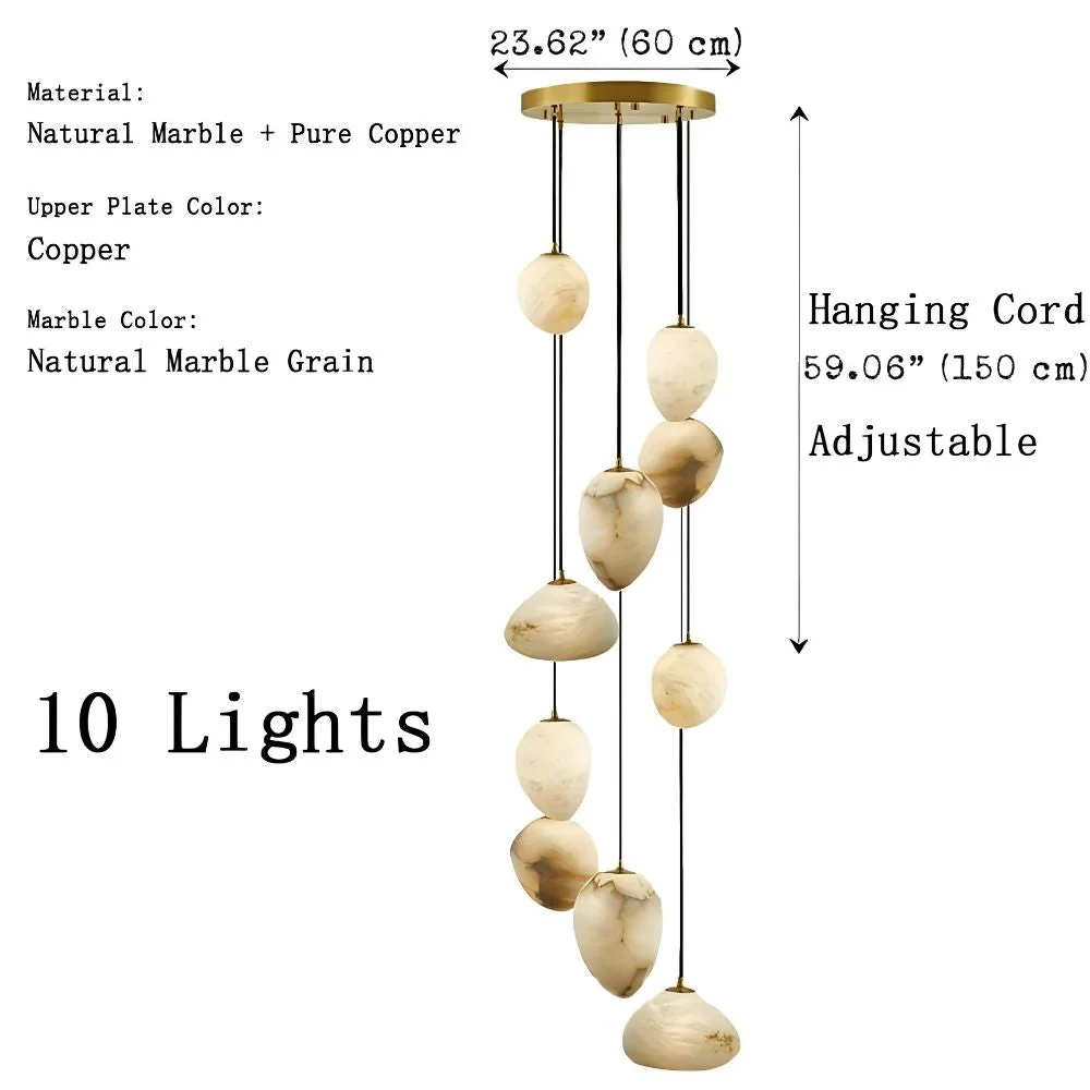 Sage Marble Chandelier - Image 11