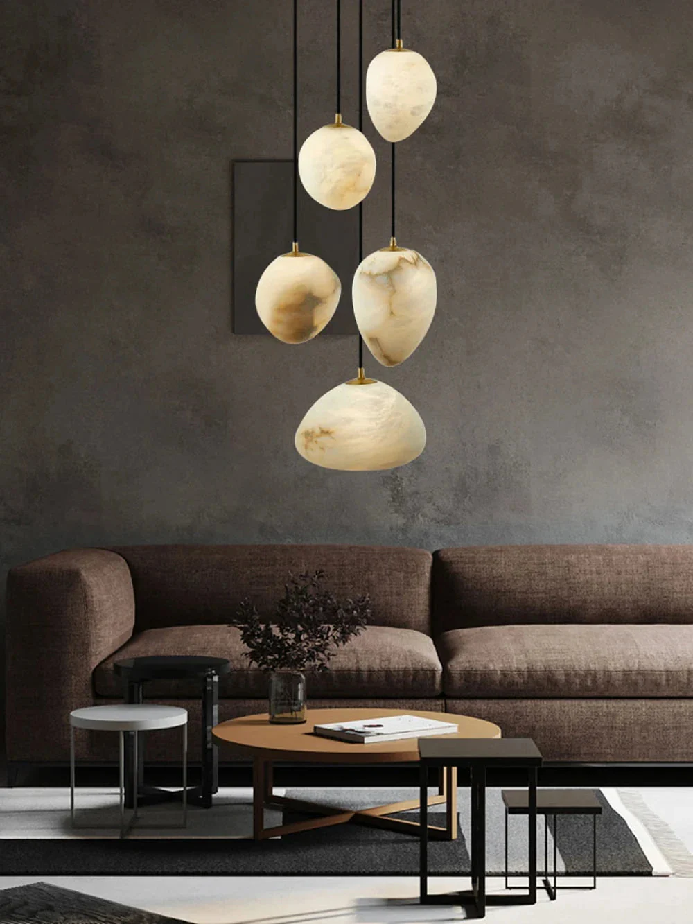 Sage Marble Chandelier - Image 2