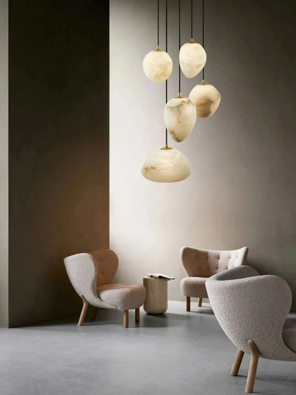 Sage Marble Chandelier - Image 4