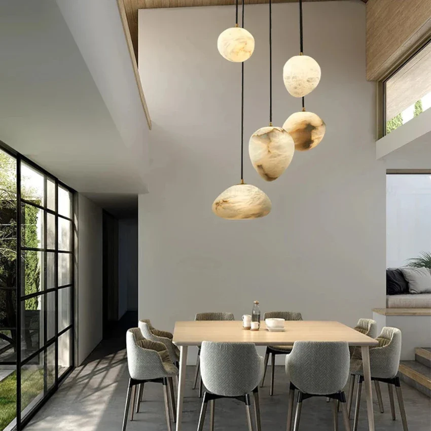 Sage Marble Chandelier - Image 8