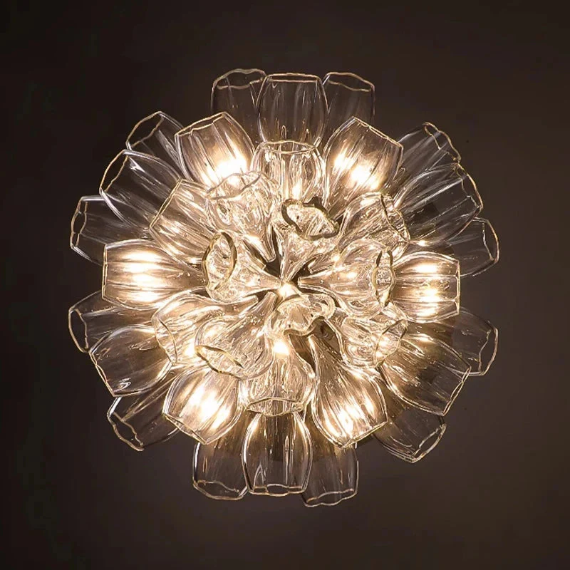 Sasha Modern Designer Crystal Flower Chandelier - Image 3