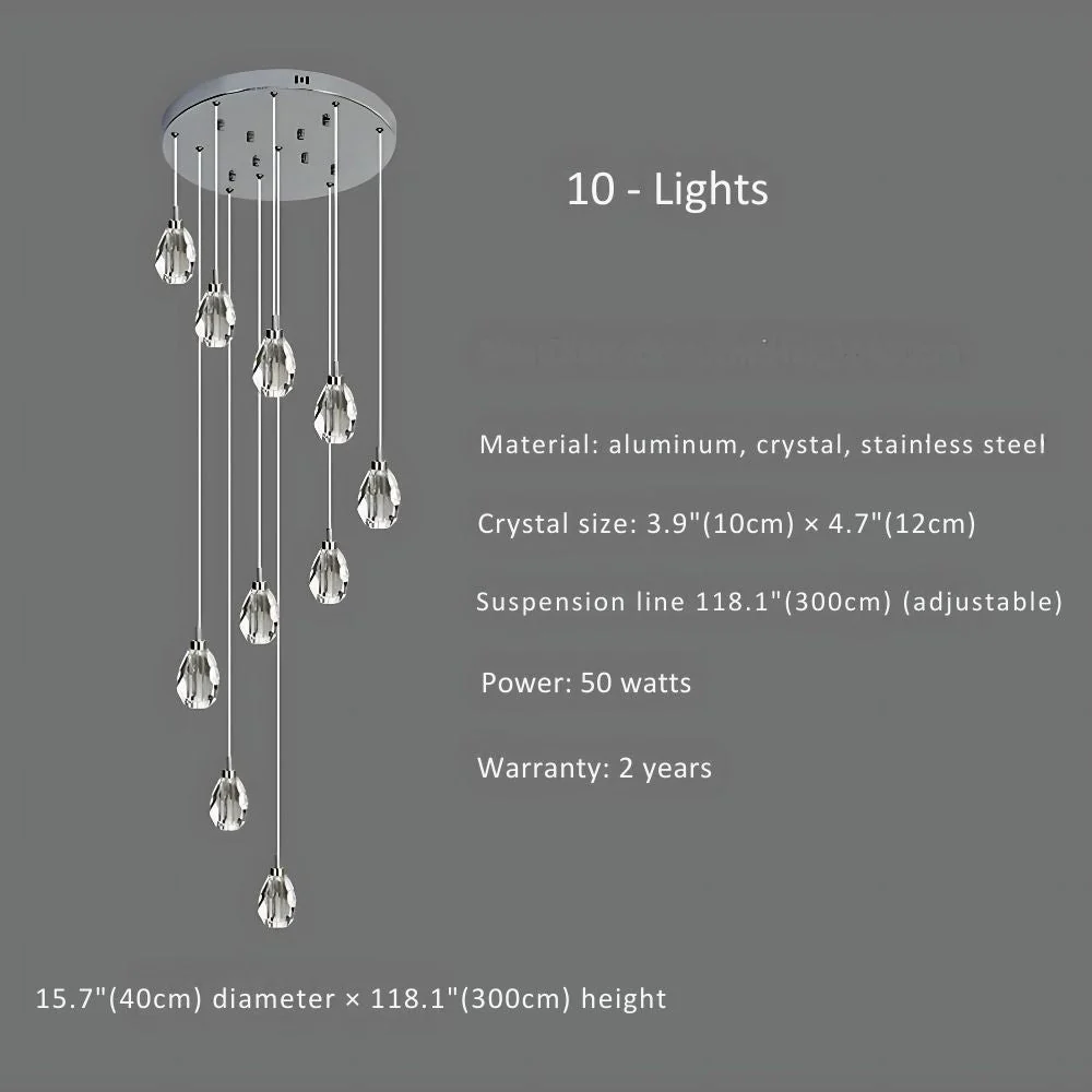 Sensa Crystal Stairwell Lighting - Image 14