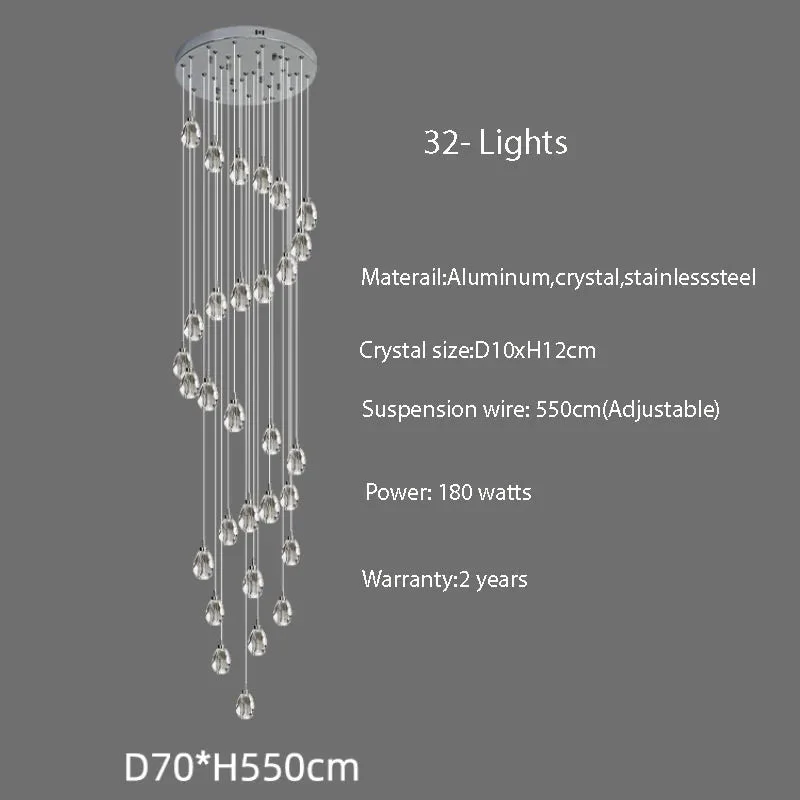 Sensa Crystal Stairwell Lighting - Image 8