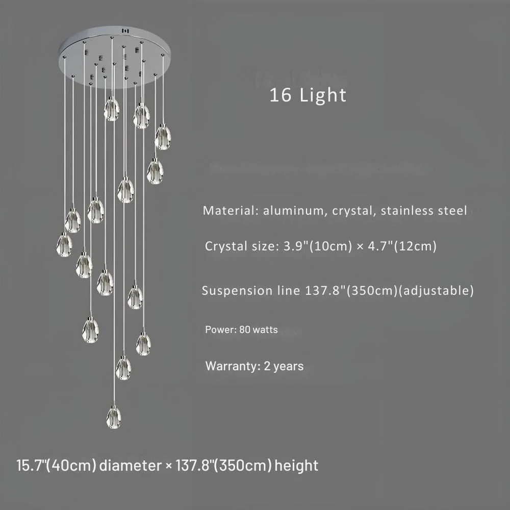 Sensa Crystal Stairwell Lighting - Image 9