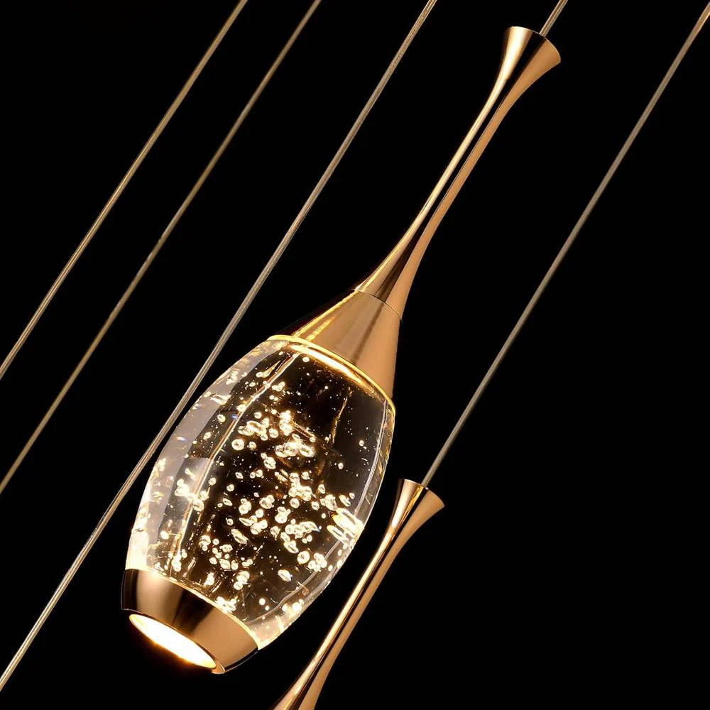Setya Long Drop Crystal Chandelier - Image 10