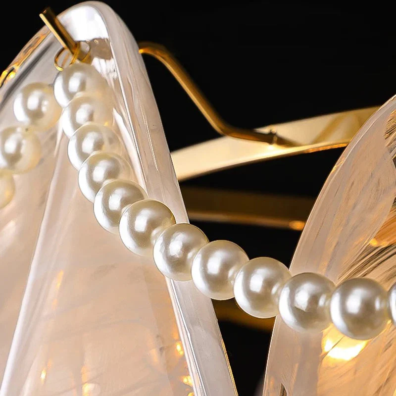 Sina 4 Tier Glass Pendant Chandelier - Image 8