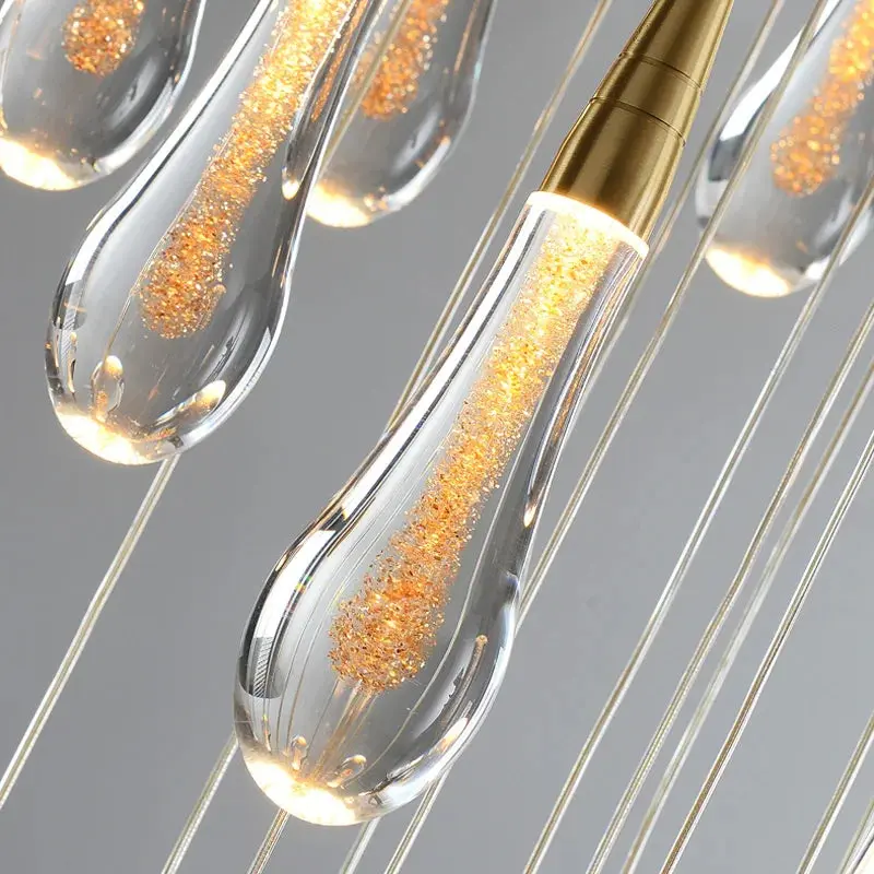 Spiral Raindrop Staircase Ceiling Lighting - Image 6
