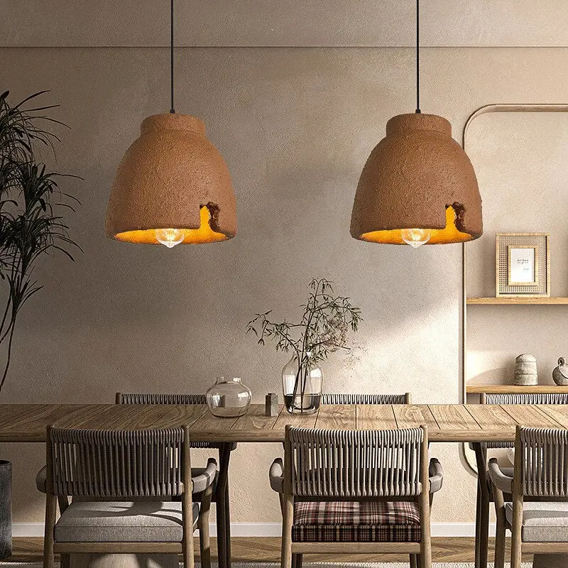 Style Clay Dome Pendant Light - Image 3