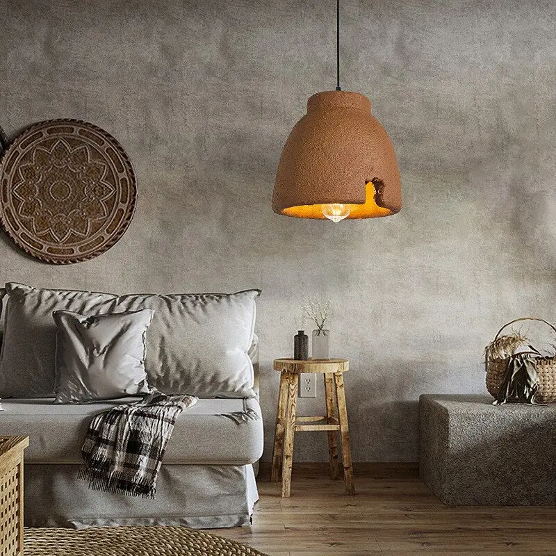 Style Clay Dome Pendant Light - Image 4