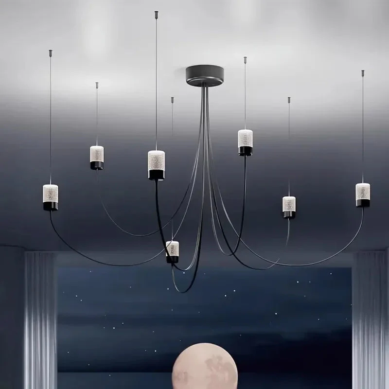 Suri Black Modern Chandelier - Image 2