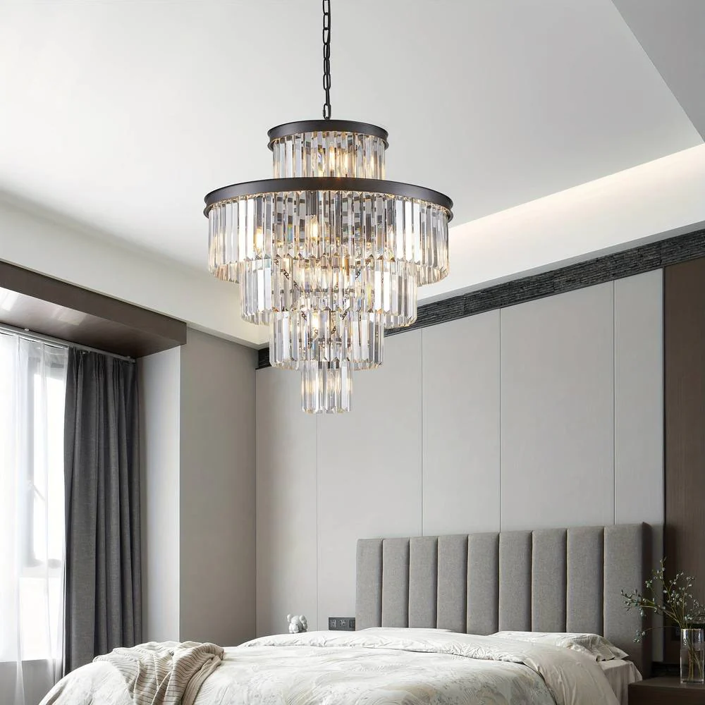 Taya Small Crystal Entryway Chandelier - Image 5