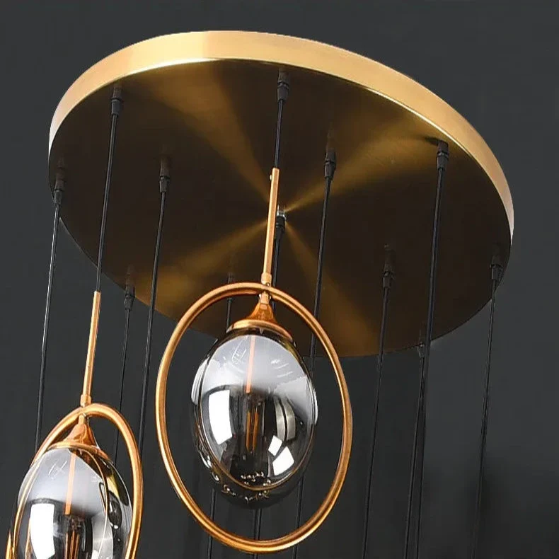 Tenza Modern Staircase Chandelier - Image 6
