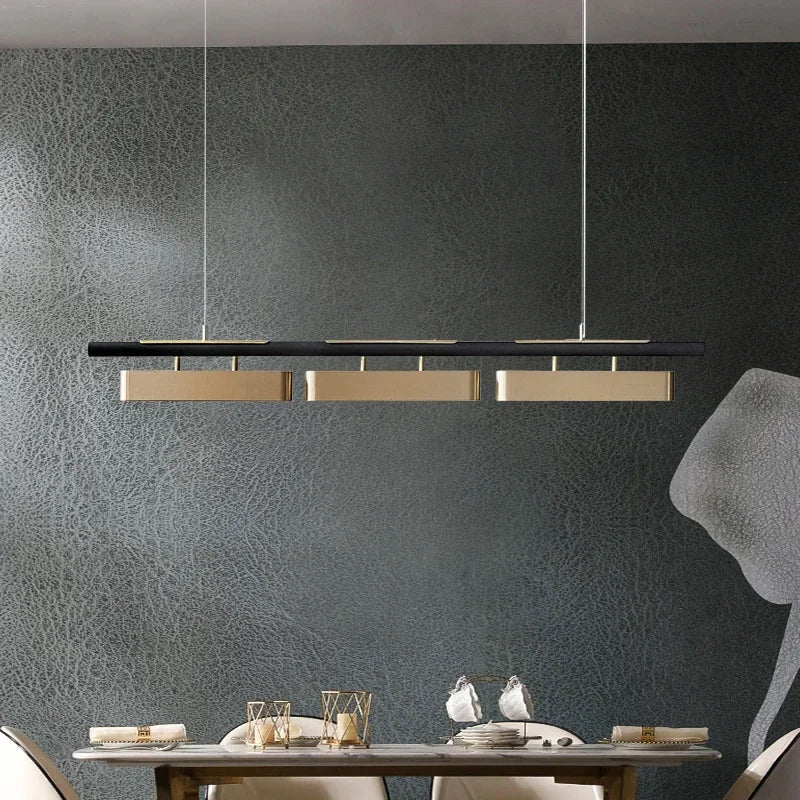 Torin Contemporary Rectangular Chandelier - Image 4