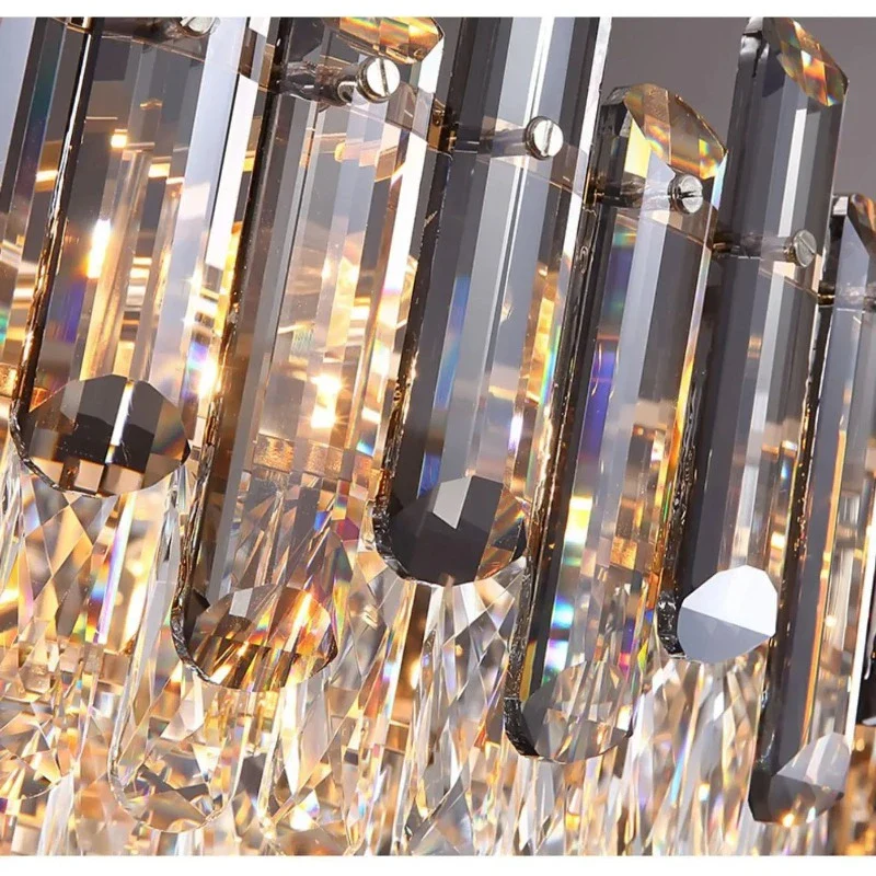 Tuna Luxury Modern Crystal Round Chandelier - Image 6