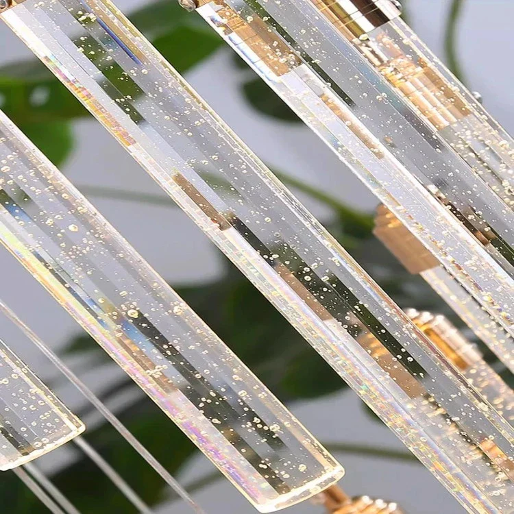 Uly Gold Crystal Chandelier for Staircase & Foyer & High Ceiling - Image 5