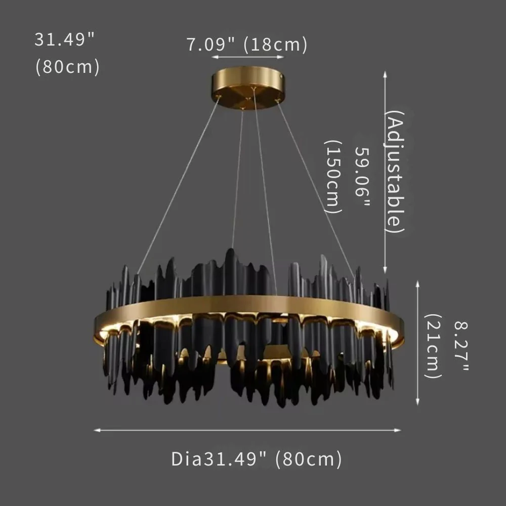 Verda Modern Circular Chandelier - Image 11