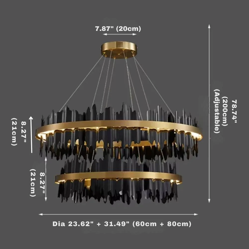 Verda Modern Circular Chandelier - Image 13