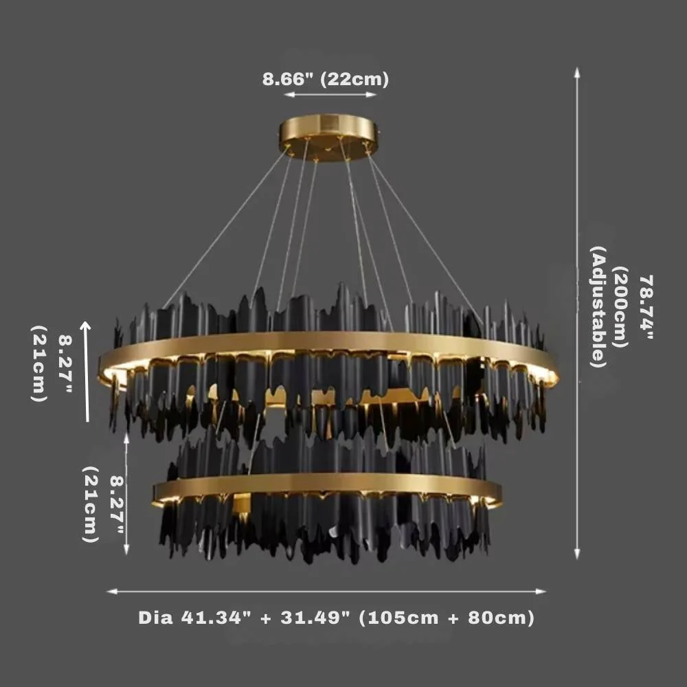Verda Modern Circular Chandelier - Image 14
