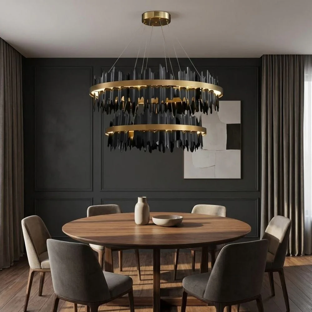 Verda Modern Circular Chandelier - Image 2