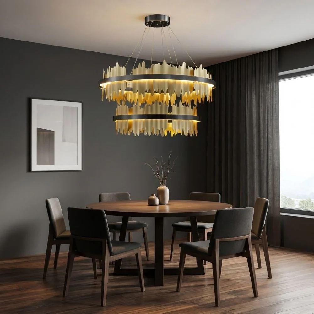 Verda Modern Circular Chandelier - Image 5