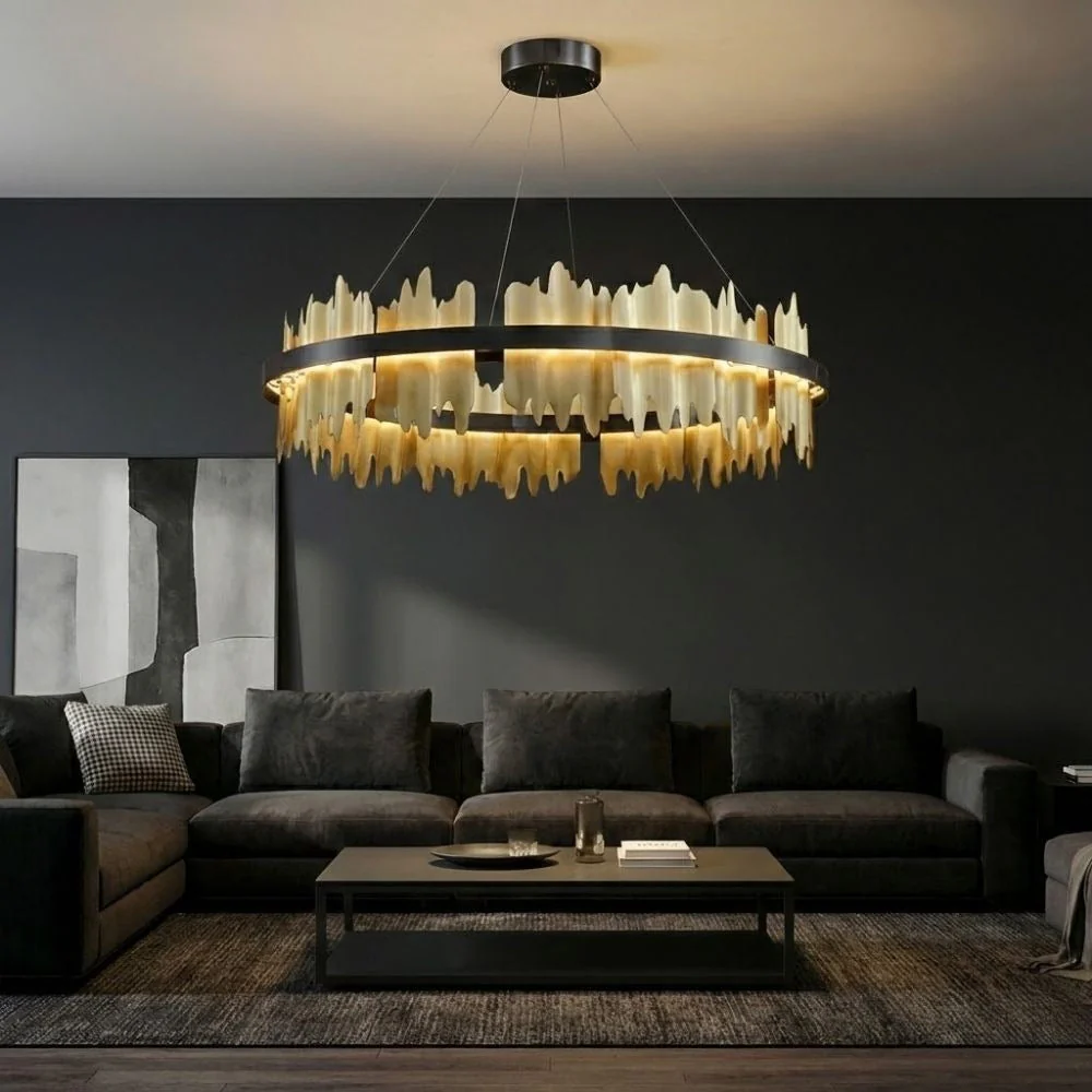 Verda Modern Circular Chandelier - Image 7
