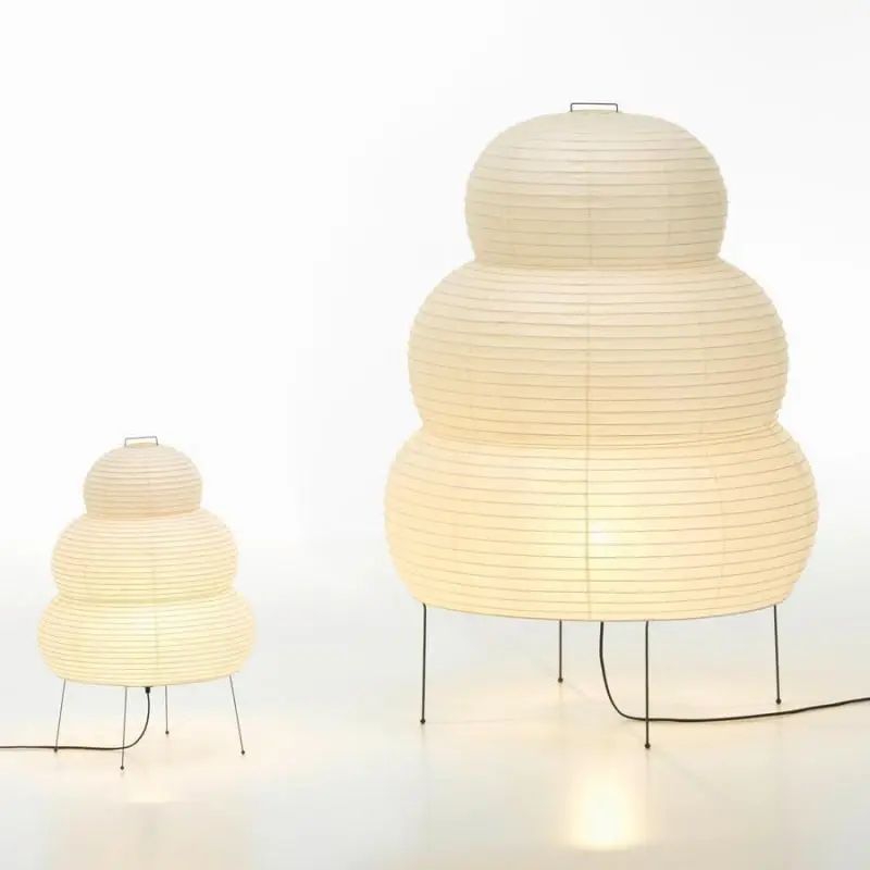 Wayuu Rice Paper Floor Lamp - Image 3
