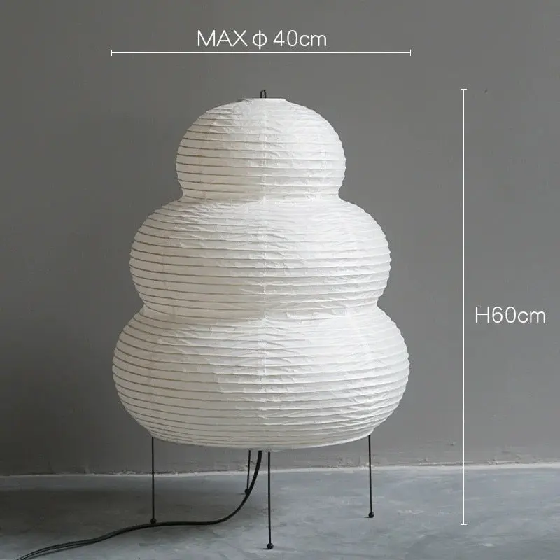 Wayuu Rice Paper Floor Lamp - Image 4