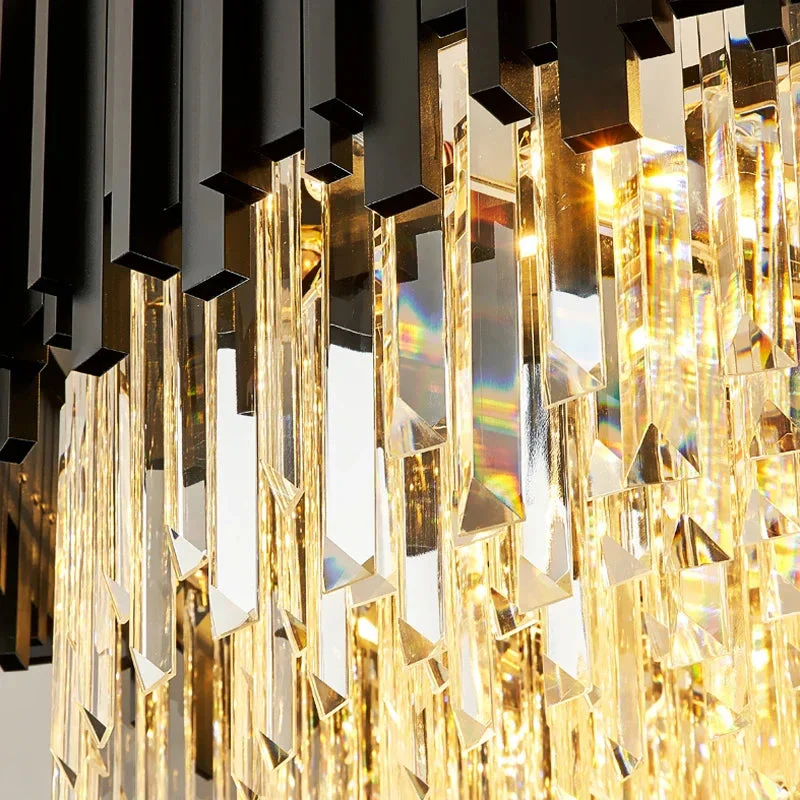 Zen Modern Gold Crystal Chandelier - Image 8
