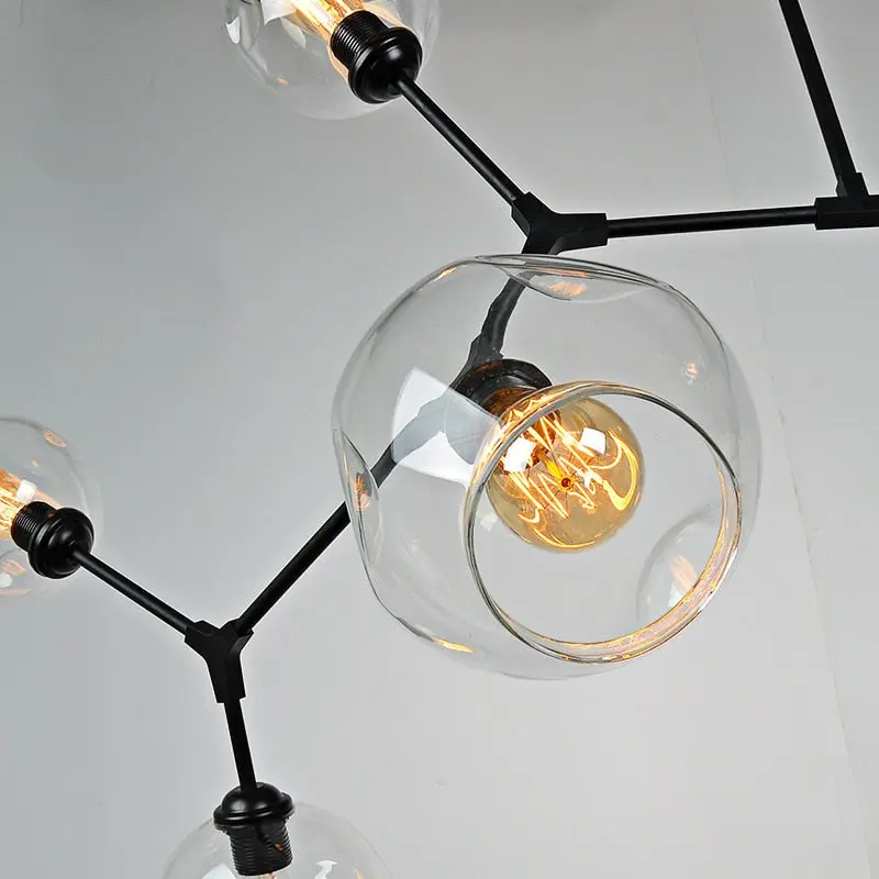 Zentra Black and Gold chandelier 6/7/8/9/10 Lights - Image 11